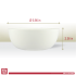 Better Plastik 6-Piece Cereal Bowls Set – 23oz Reusable Plastic Bowls 
