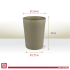 Better Plastik Reusable Drinking Cups Set – 6 PCS, 18oz 