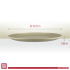 Better Plastik Appetizer & Dessert Plates Set – 6 PCS, 7.36 in 