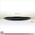 Better Plastik Dinner Plates Set – 6 PCS, 10.51 in 
