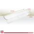 Better Plastik Clear Plastic Drawer Organizers Set – 8-Piece Kit with 2 Sizes, Large Trays